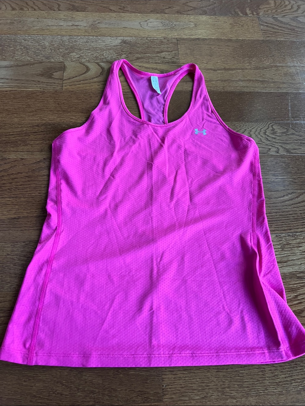 Under Armour Bright Pink Racerback Performance Tank